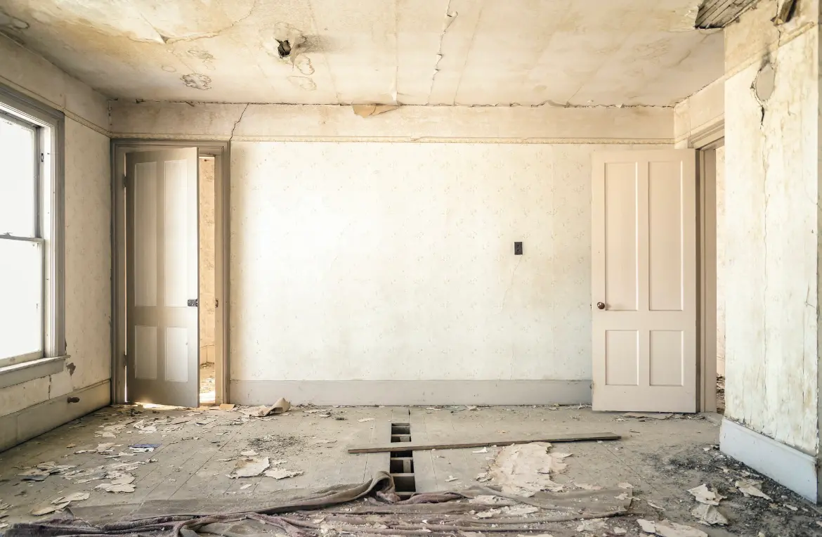 Waste disposal crew managing a cleanout project in Social Circle